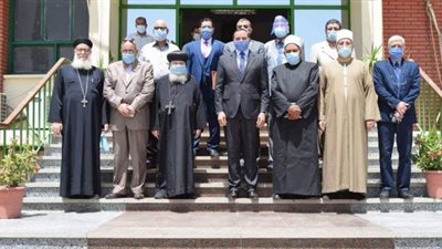 الأنبا باخوم يشارك في احتفالية جائزة التسامح والحوار الديني بجامعة سوهاج