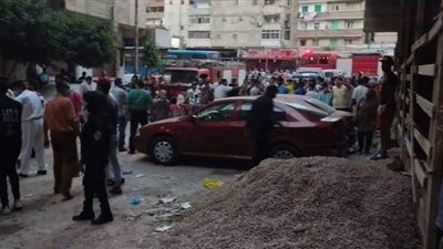 حي ثان المنتزه بالإسكندرية يستدعي لجنة من كلية الهندسة لمعاينة العقار المنهار