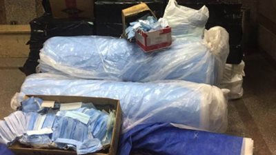 تجديد حبس كهربائي بحوزته ١٥ ألف كمامة مجهولة المصدر في السلام