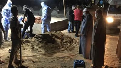 دفن أول حالة وفاة بكورونا في أبو صوير بالإسماعيلية