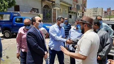 نائب محافظ الإسماعيلية يتابع تطبيق الإجراءات الاحترازية بالقنطرة غرب