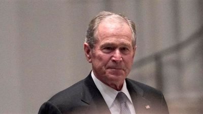 أول تعليق من جورج بوش على احتجاجات الولايات المتحدة