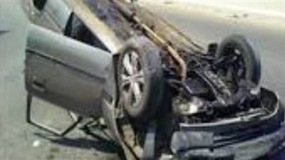 مصرع طالبة بحادث انقلاب سيارة بطريق السويس الصحراوي