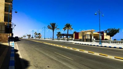 15 صورة ترصد الإجراءات الاحترازية على كورنيش مطروح