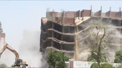 إزالة 15 عقارا مخالفا في 5 مناطق بالجيزة