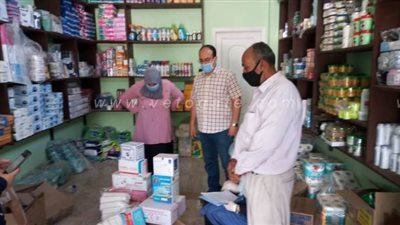 التحفظ على 1000كمامة و750سرنجة فى مخازن غير مرخصة بالدقهلية