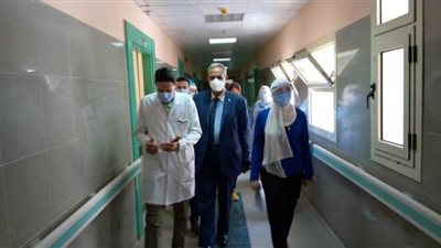 نائب محافظ القليوبية تتفقد مستشفيات عزل كورونا بالمحافظة