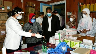 نائب محافظ البحيرة تتفقد مستشفيات استقبال وعزل مصابي كورونا