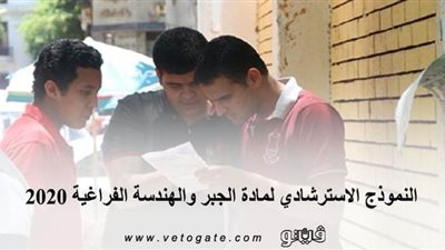 لطلاب الثانوية العامة.. النموذج الاسترشادي لمادة الجبر والهندسة الفراغية 2020