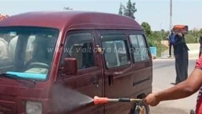 حملة لتعقيم قرية الفردان بالإسماعيلية | صور