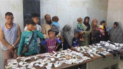 ضبط 7 أشخاص بتهمة استغلال الأطفال في أعمال التسول بالجيزة