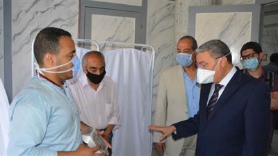 إعادة تطوير ورفع كفاءة العيادة الطبية بمبنى ديوان محافظة المنيا