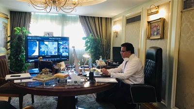 وزير التعليم العالي يفتتح مؤتمر جامعة حلوان عن فيروس كورونا