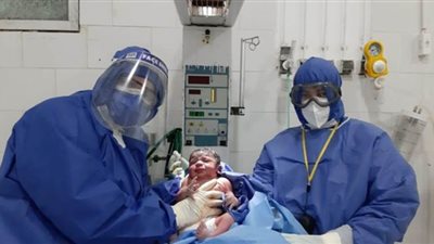 إنجاب مريضة بكورونا في الشرقية بعد 14 عاما من العقم