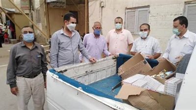 ضبط طني لحوم ودواجن في مجزر دواجن بدون تصريح بالمنيا