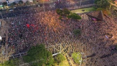 انطلاق احتجاجات منددة بالاحتلال وعملية الضم في تل أبيب | صور