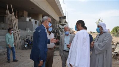 محافظ القليوبية يتفقد محور ربط مصر الجديدة بطريق شبرا بنها الحر