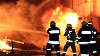 انتداب المعمل الجنائي لمعاينة حريق مخبز في عين شمس