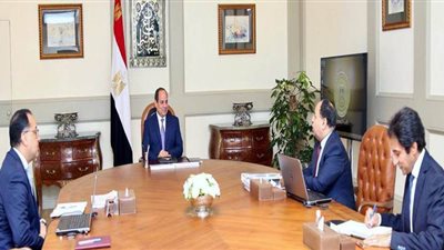 تفاصيل اجتماع الرئيس السيسي مع وزير المالية بحضور مدبولي | فيديو