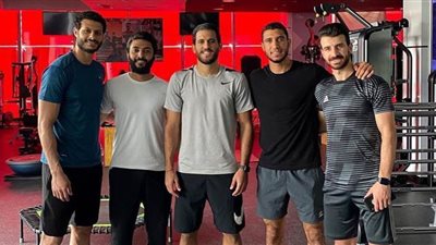 رباعي الأهلي يواصل تدريباته التأهيلية استعدادا لعودة الدوري