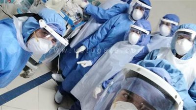 الفريق الطبي بعزل المنصورة ينجح في إجراء أول ولادة قيصرية لمصابة بكورونا | صور