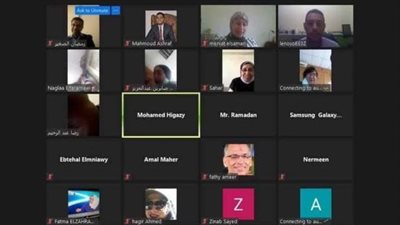 إسكان قنا تشارك عبر الفيديو كونفرانس في الاجتماع التعريفي عن 