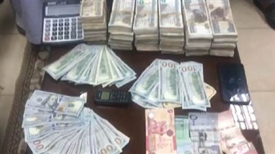 ضبط 8 أشخاص لاتجارهم بالنقد الأجنبى بتعاملات 2.6 مليون جنيه