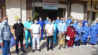 سكرتير الإسماعيلية يتفقد مستشفى الصدر وجاهزيتها لعزل مصابى كورونا | صور