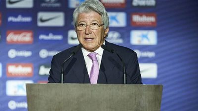 رئيس أتلتيكو مدريد: نستحق التتويج باللقب حال إلغاء دوري الأبطال