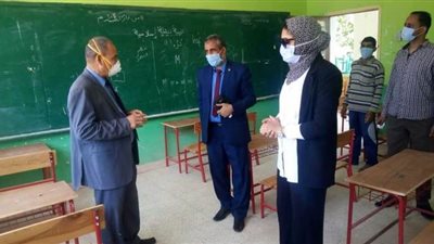 نائب محافظ الوادي الجديد تتابع إجراءات تجهيز لجان الثانوية العامة