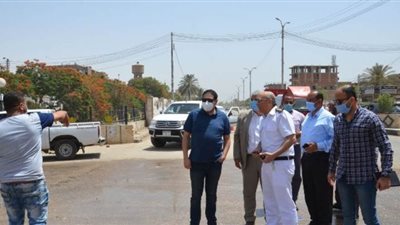 التطبيق اليوم.. مسارات مرورية جديدة بمدينة الواسطى ببني سويف | صور