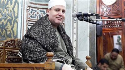 الشيخ حجاج الهنداوي قارئ الجمعة بمسجد الإمام الحسين