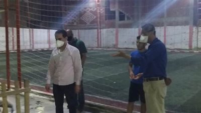 بسبب كورونا.. غلق وتشميع ملعبى كرة قدم وكافيه في الشرقية| صور