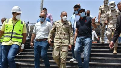 وزير الرياضة يتفقد المدينة الرياضية والصالة المغطاة بالعاصمة الإدارية | صور