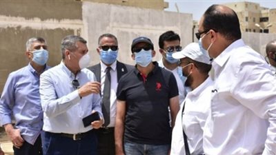 أشرف صبحي يتابع الأعمال الإنشائية بمدينة الشباب والرياضة بالأسمرات ومركز شباب أهالينا