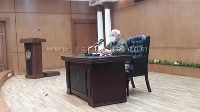  محافظ بورسعيد يبحث استعدادات امتحانات الثانوية العامة والأزهرية l صور