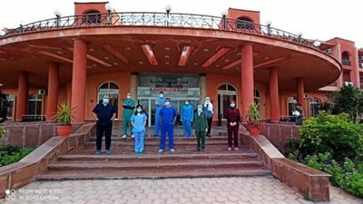 خروج 30 حالة من متعافي كورونا بالمدينة الشبابية في أبو قير