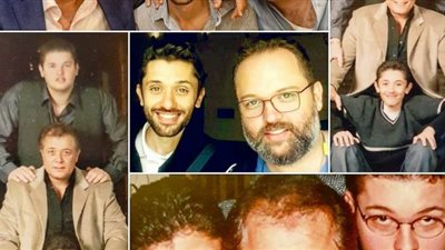 محمد محمود عبد العزيز يحتفل بعيد ميلاد شقيقه كريم