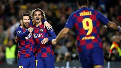 تشكيل مباراة برشلونة ومايوركا.. ميسي وجريزمان في الهجوم