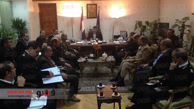 الأجهزة الأمنية تستعرض الخطة النهائية لتأمين الاستفتاء في الإسكندرية