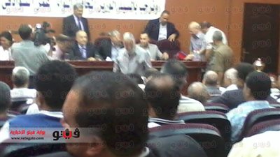 بالصور.. شوبير يصل احتفال منطقة الكرة بالدقهلية في آخر دقيقة