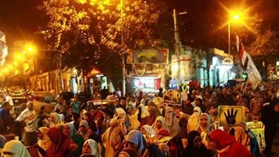 أهالي أبو سليمان وسيدى بشر يفرقون مسيرتين للعناصر الإرهابية