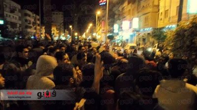 بالصور.. وقفة ليلية لعناصر «الإخوان» للمطالبة بالإفراج عن المحبوسين في دمياط