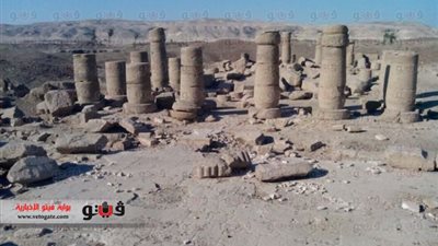 بالفيديو والصور.. كنز الآثار بالمنيا قرية «الشيخ عبادة» تشكو الإهمال.. تضم معبد رمسيس الثاني ومنزل «ماريا القبطية».. وتعاني الإهمال ونقص الخدمات.. المياه تصل «ساعة» فقط..