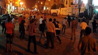 اشتباكات بين عناصر الإرهابية والأهالي بـ