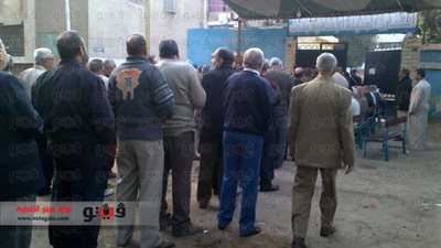 بالفيديو والصور.. زحام شديد أمام لجان الاستفتاء بالبحيرة