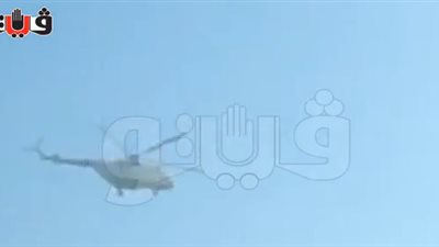بالفيديو.. طائرة عسكرية لتأمين الاستفتاء على الدستور بأسيوط