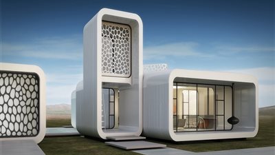 أول مبنى إداري في العالم بتكنولوجيا الطباعة ثلاثية الأبعاد