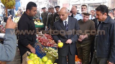 بالصور.. مدير أمن المنوفية يتفقد الأسواق لضبط الأسعار