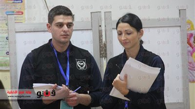 بالفيديو والصور.. وصول وفد الاتحاد الأوربي إلى لجان الدقي